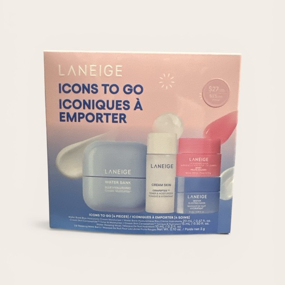 LANEIGE Other - LANEIGE Icons To Go Set - Blue and Pink